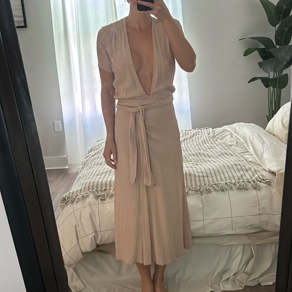 Reformation wrap dress